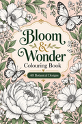 Botanical Colouring Book KDP Interior | 40 Floral Mandala Designs | 82 Pages | 8.5x11 & 8x10 PDF