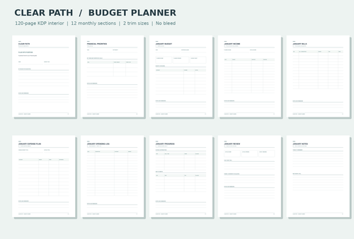 Clear Path Budget Planner